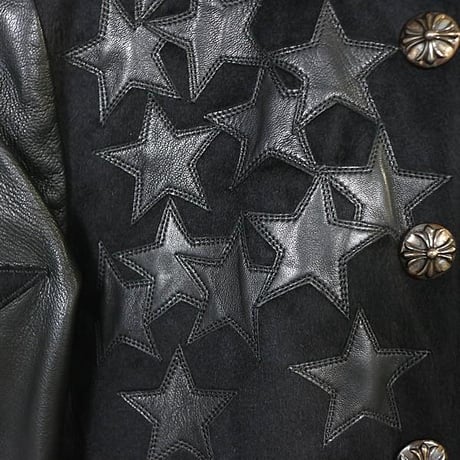 Chrome Hearts Women's Star Patch Letterman Jacket #103833