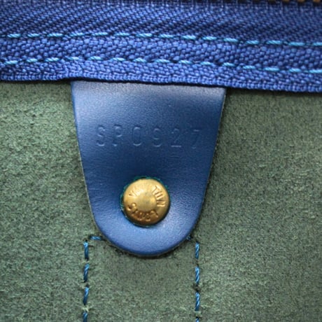 Louis Vuitton Keepall 50 Boston Bag Epi Leather Toledo Blue M42965 #75079