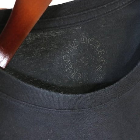 Chrome Hearts Scroll Label USA T-Shirt Black #31731
