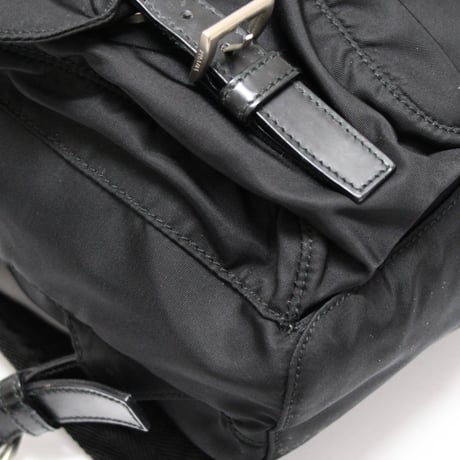PRADA Backpack Nylon Black #76061