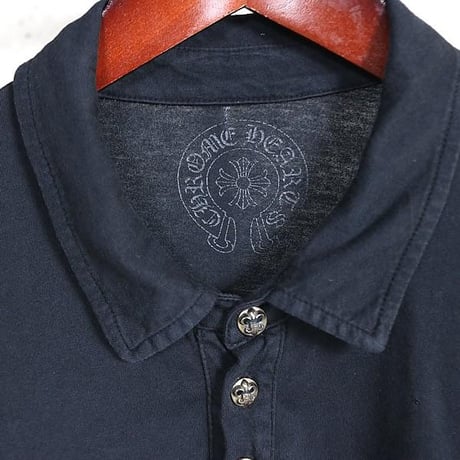 Chrome Hearts Old BS Flare Button Polo Shirt #104699
