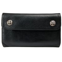 Chrome Hearts Cross Button Wave Wallet #31776