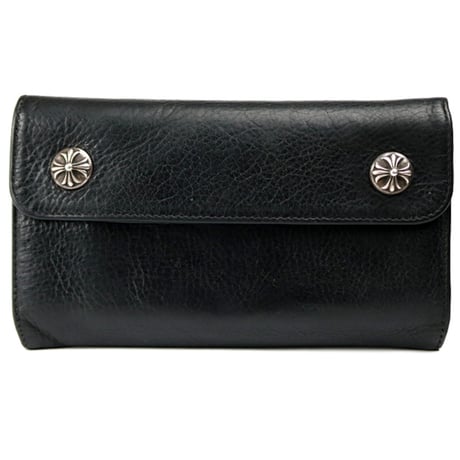 Chrome Hearts Cross Button Wave Wallet #31776