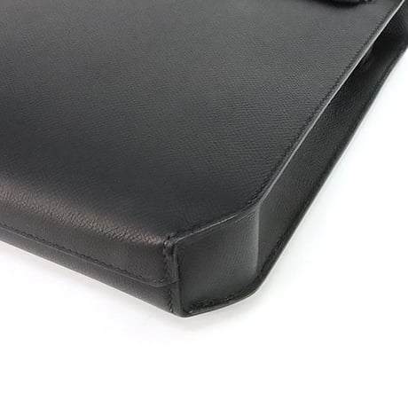 HERMES Kelly depeches 36 Briefcase Swift Leather Black #20166