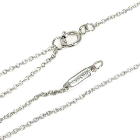 TIFFANY＆CO. Large Bubble Key Pendant Necklace Platinum Diamond #19721