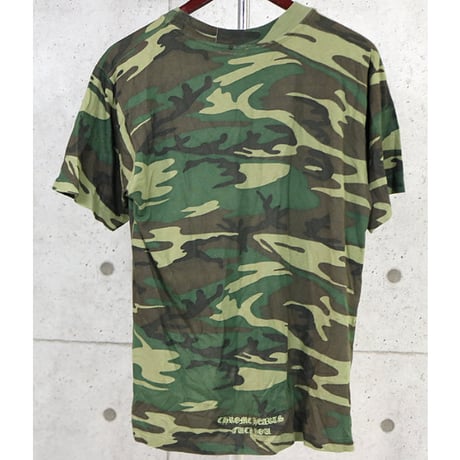 Chrome Hearts Vintage CH Cross Embroidery Camo Pocket T-Shirt #31765
