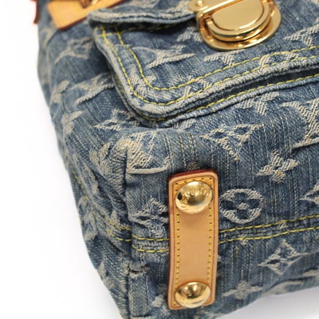 Louis Vuitton Baggy PM Shoulder Bag Monogram Denim M95049 #75927