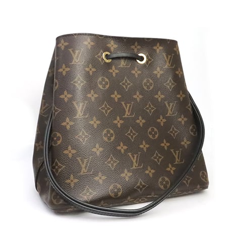 Louis Vuitton NeoNoe MM Shoulder Bag Monogram Canvas Black M44020 #19434