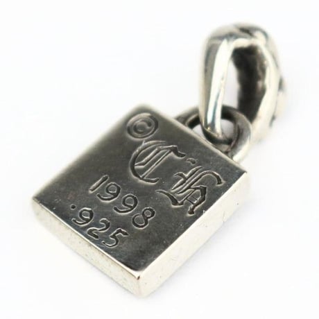 Chrome Hearts Framed CH Plus After Pavé Diamond Pendant #32230