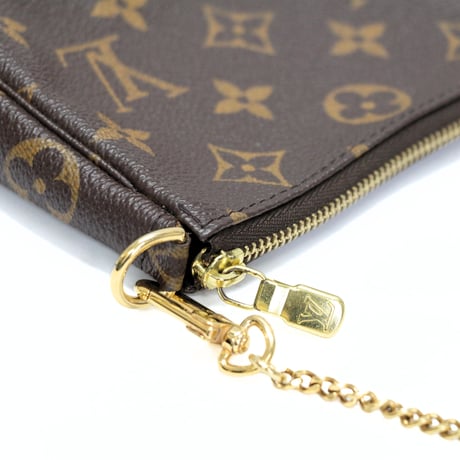 Louis Vuitton Mini Pochette Accessory Pouch Handbag Monogram Canvas M58009 #75339