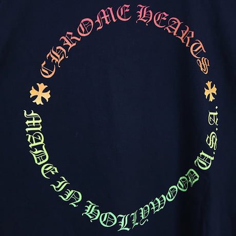 Chrome Hearts Gradient Circle Logo T-Shirt #31939