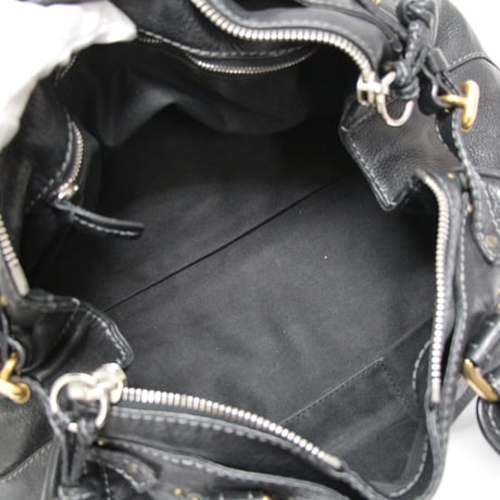 Chloe Paddington Handbag Leather Black #76385