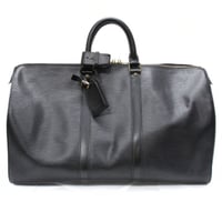 Louis Vuitton Keepall 45 Boston Bag Epi Leather Black M59152 #74323