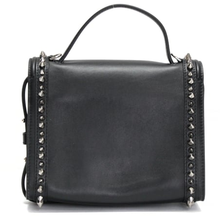 Alexander McQueen Brand-New The Story 2way Shoulder Bag Black #32232