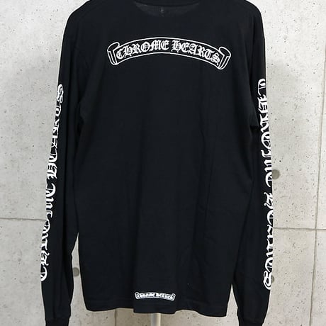 Chrome Hearts Old English Scroll Label Long-Sleeve T-Shirt #31700