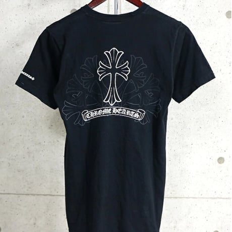 Chrome Hearts CH Cross Scroll Label T-Shirt #104682