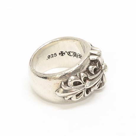 Chrome Hearts Classic Double Floral Cross Ring #32075