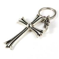 Chrome Hearts Large CH Cross Key Ring with Dagger #104068