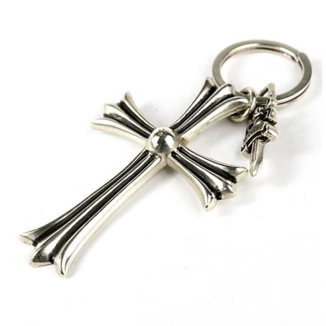 Chrome Hearts Large CH Cross Key Ring with Dagger #104068