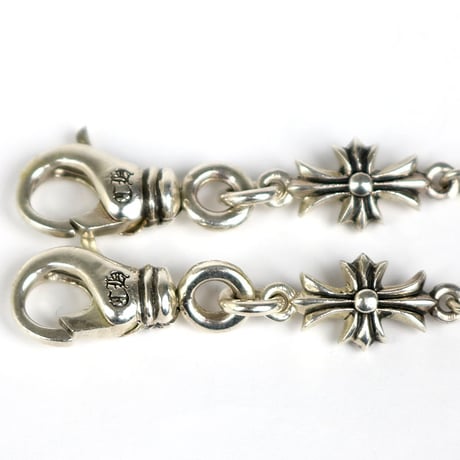 Chrome Hearts Tiny E CH Plus Roll Chain Necklace 30 Inches #31770