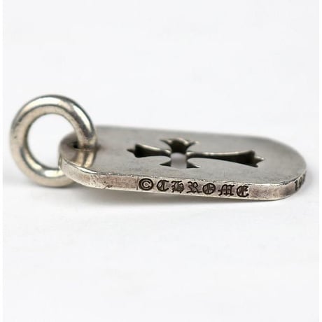 Chrome Hearts Small Cutout Cross Dog Tag #103956