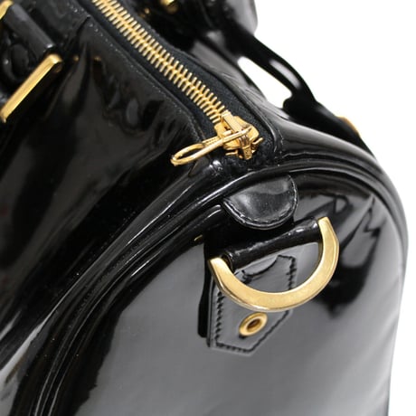 CHANEL Timeless CC Duffle Bag Patent Leather Black #76199