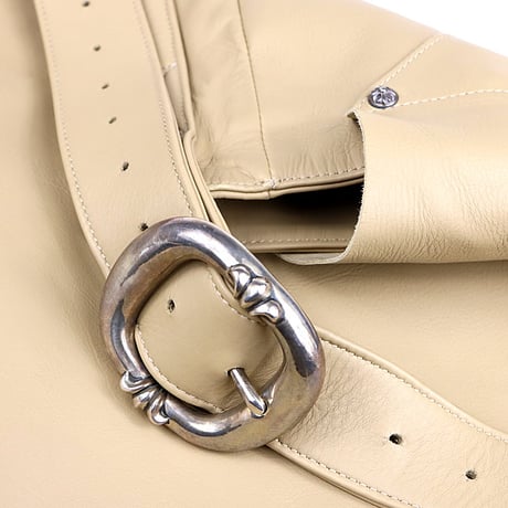 Chrome Hearts Classic Leather Messenger Shoulder Bag #31585