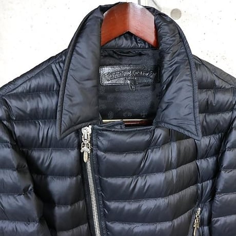 Chrome Hearts Cross Button Dagger Zip Down Puffer Jacket #103923