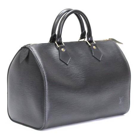 Louis Vuitton Speedy 30 Handbag Epi Leather Black M59022 #74771