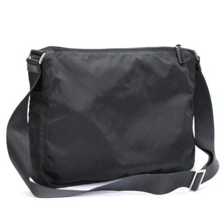 PRADA Crossbody Shoulder Bag Nylon Black #76282