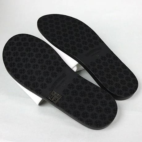 Chrome Hearts Brand-New SLIDE CH Plus Patch Leather Sandals White #103764