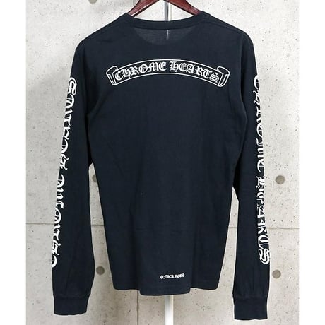 Chrome Hearts Scroll Label ”FUCK YOU” Long Sleeve T-Shirt #31717