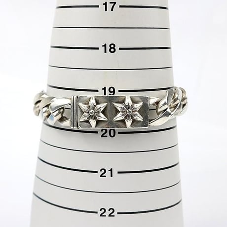 Chrome Hearts Old Star Short ID Classic Link Bracelet 14Links #104054