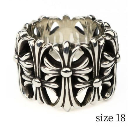 Chrome Hearts Cemetery Cross Ring #104708