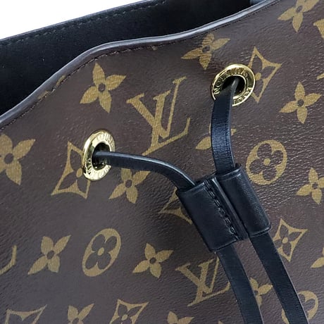 Louis Vuitton NeoNoe MM Shoulder Bag Monogram Canvas Black M44020 #19434