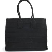 Salvatore Ferragamo Beach Tote bag Canvas Black ＃19701