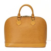 Louis Vuitton Alma PM Handbag Epi Leather Yellow M52149 #75363