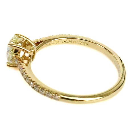 TIFFANY＆CO.  Oval Yellow Diamond Ring 18K Yellow Gold Yellow Diamond #20064