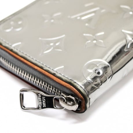 Louis Vuitton Zippy Wallet Vertical Monogram Miroir Silver M80808 #75409