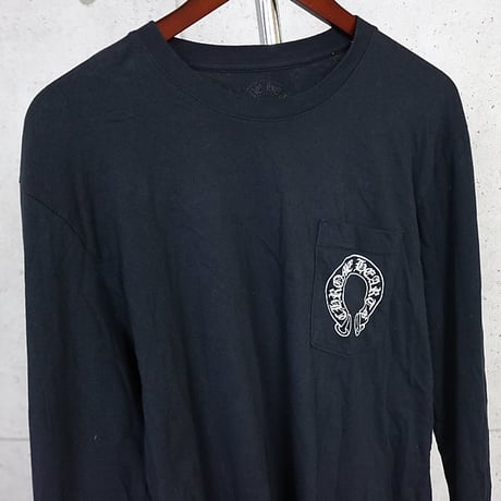 Chrome Hearts Floral Cross Sleeve Horseshoe Long Sleeve #31918