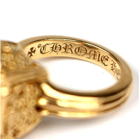 Chrome Hearts 22K Cocktail CHplus Ring #103832