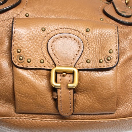 Chloe Mini Paddington Handbag Leather Brown #75693