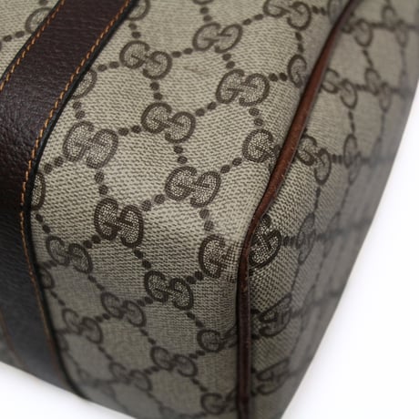 GUCCI Mini Bowling Bag GG Canvas Beige #76205