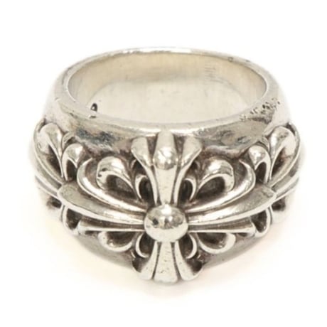 Chrome Hearts Classic Double Floral Cross Ring #32075