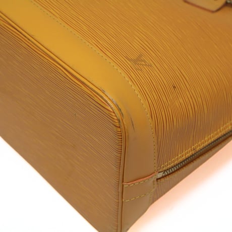 Louis Vuitton Alma PM Handbag Epi Leather Yellow M52149 #75363
