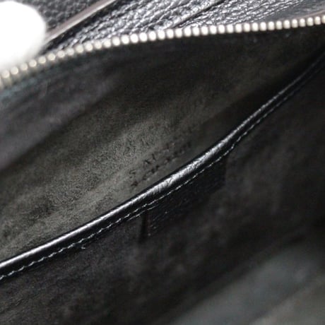 CELINE Nano Luggage Tote Bag Leather Black #75585