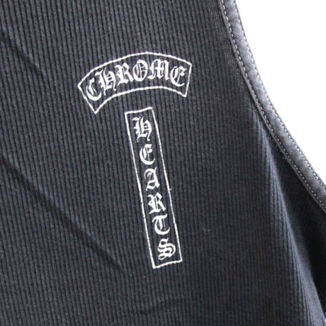 Chrome Hearts Vintage "FUCK YOU" Large Cross Print Tank Top #31853