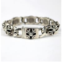 Chrome Hearts Small Crosslink Bracelet  #31610