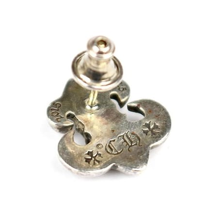 Chrome Hearts Large BS Fleur Stud Earring #104178