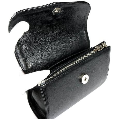 Chrome Hearts DOG ADAMS Small CH Cross Handbag Black #104145